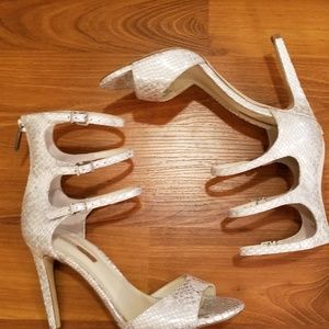 Cute open toe strappy heels